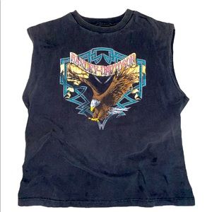 ✅ Vintage Harley Davidson Sleeveless T-shirt 🔥🔥